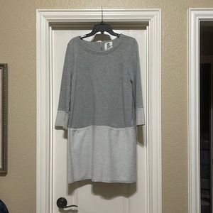 Kiki’s Closet Shift Dress Gray Pockets Sz S NWOT